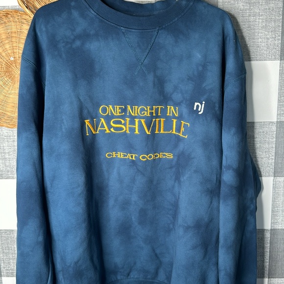 One Night In Nashville Cheat Codes Crewneck - Picture 2 of 5